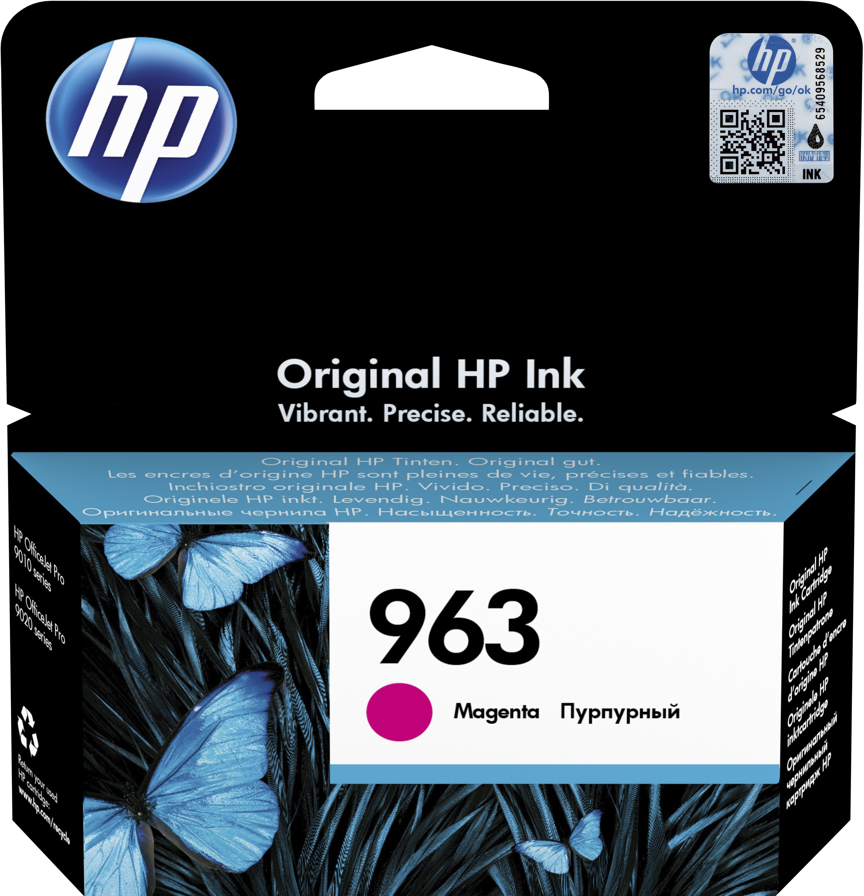 Cartuccia HP d'inchiostro magenta 3JA24AE 963 700 pagine - Immagine 1