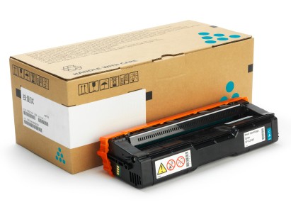 Toner Ricoh 407717 SP C252HE Ciano