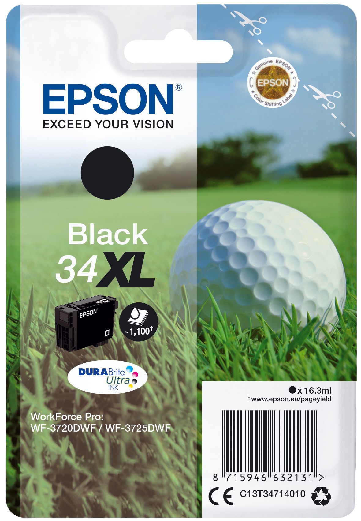 Cartuccia Epson C13T34714010 T3471 Nero - Immagine 1