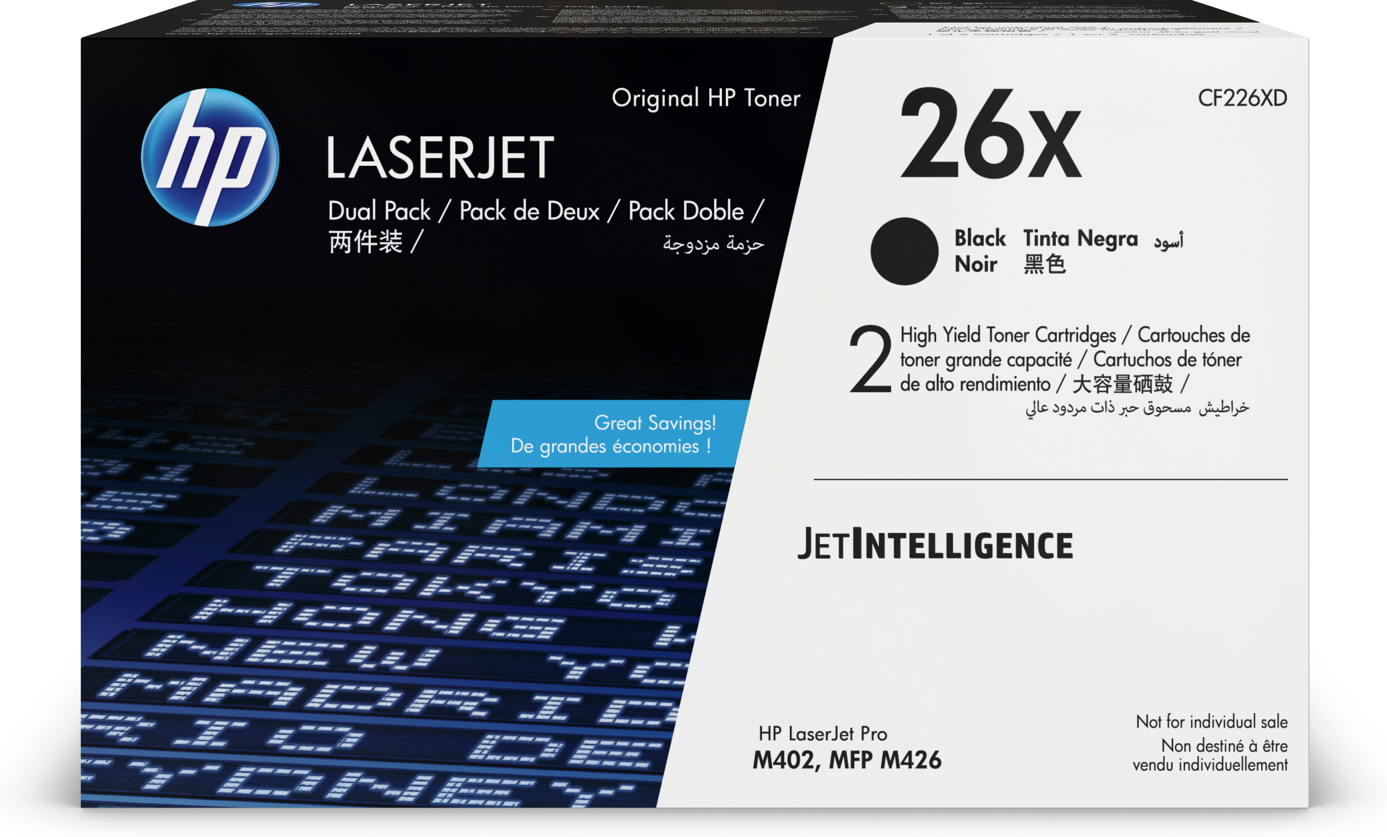 Toner HP CF226XD 26X Multipack Nero - Immagine 1