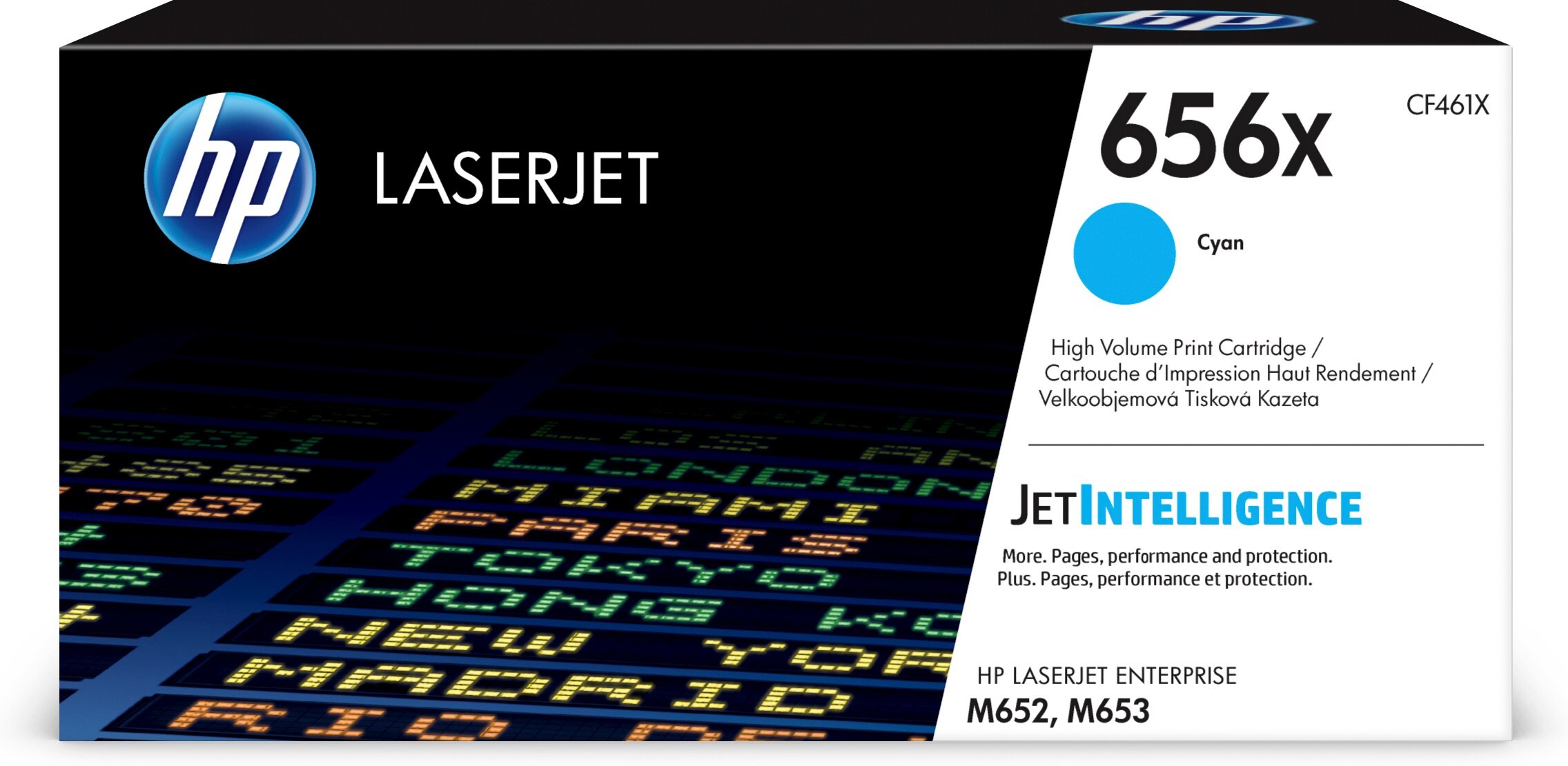 Toner HP CF461X 656X Ciano