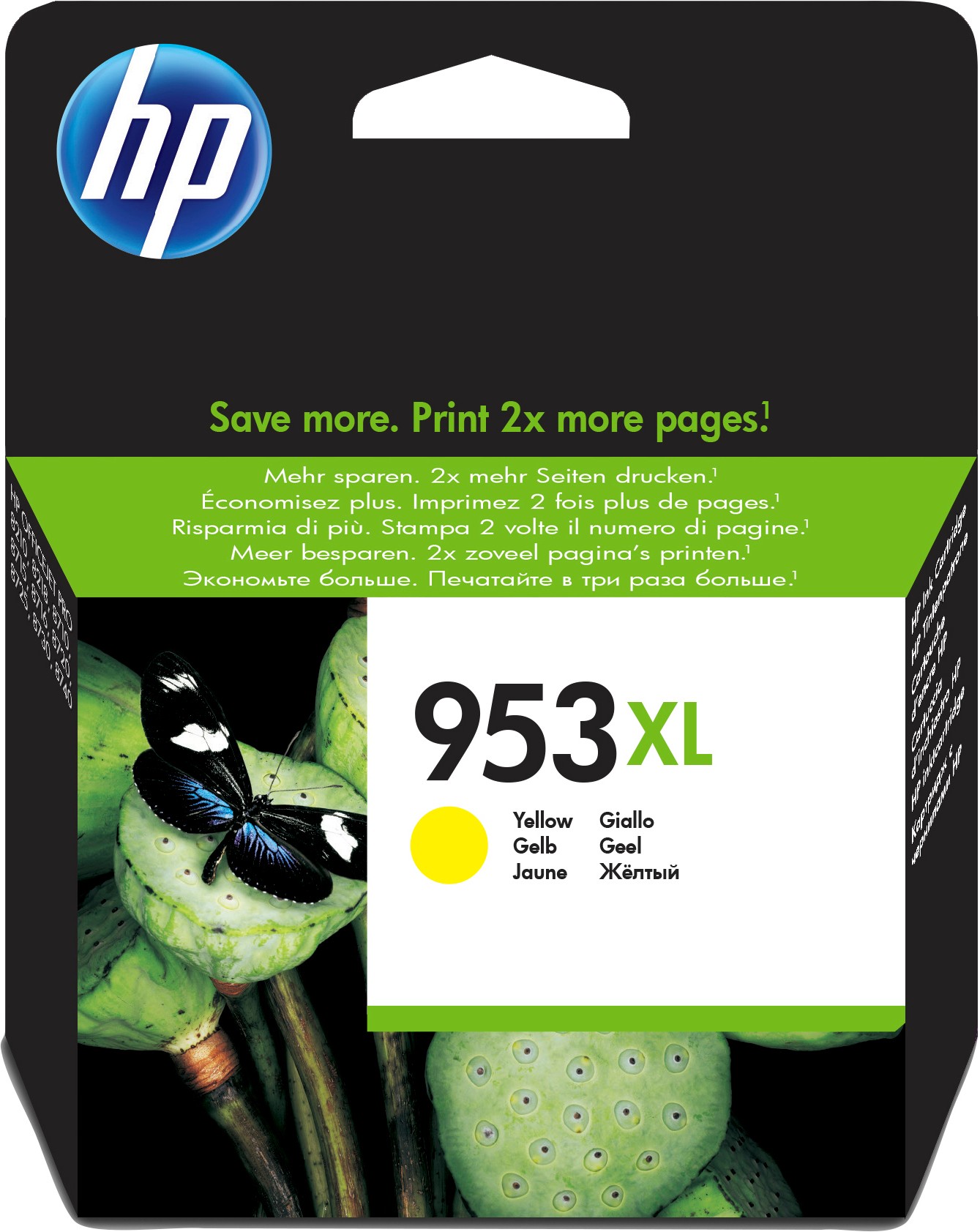 Cartuccia HP d'inchiostro giallo F6U18AE 953 XL 1450 pagine