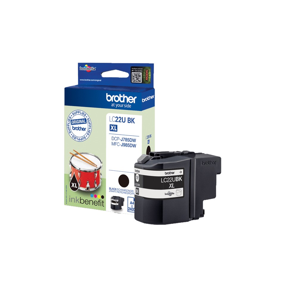 Cartuccia Brother LC22UBK Nero - Immagine 1