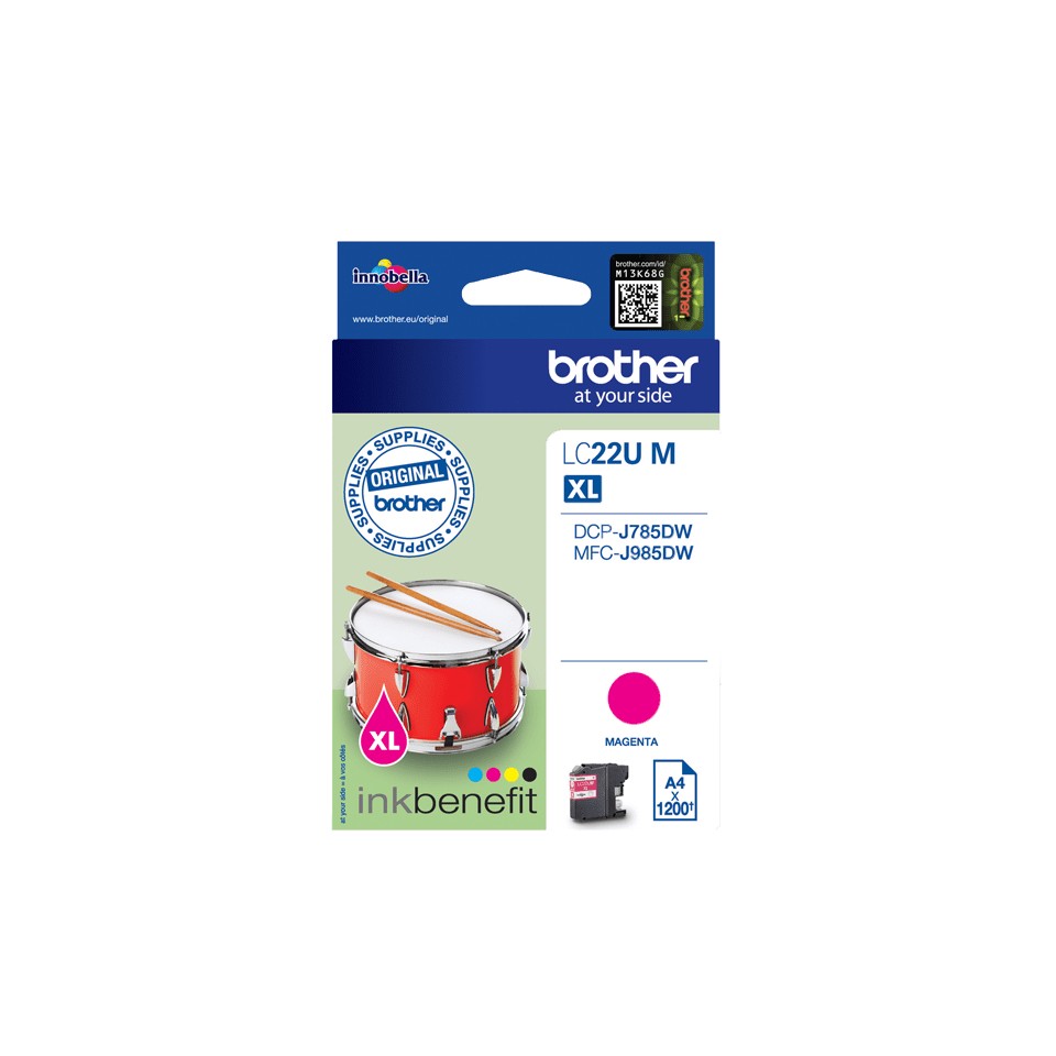Cartuccia Brother LC22UM Magenta - Immagine 1