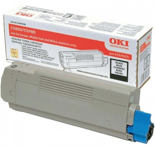 43324424 - CARTUCCIA TONER BLACK C5800/5900 Cartuccia toner Nero (fino a 6.000 pagine)