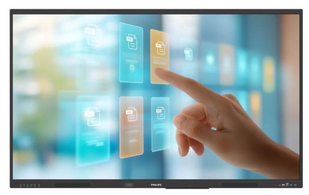 65 E-Line, UHD, Android 14, IR 50 touch - 0 GAP, anti-glare and anti-reflection, Blue light filter