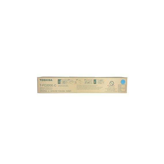 Toner T-FC200EC TONER CYAN (CARTRIDGE) per e-STUDIO2000AC/2500AC durata 33600 - 6AJ00000195 - Miniatura 2