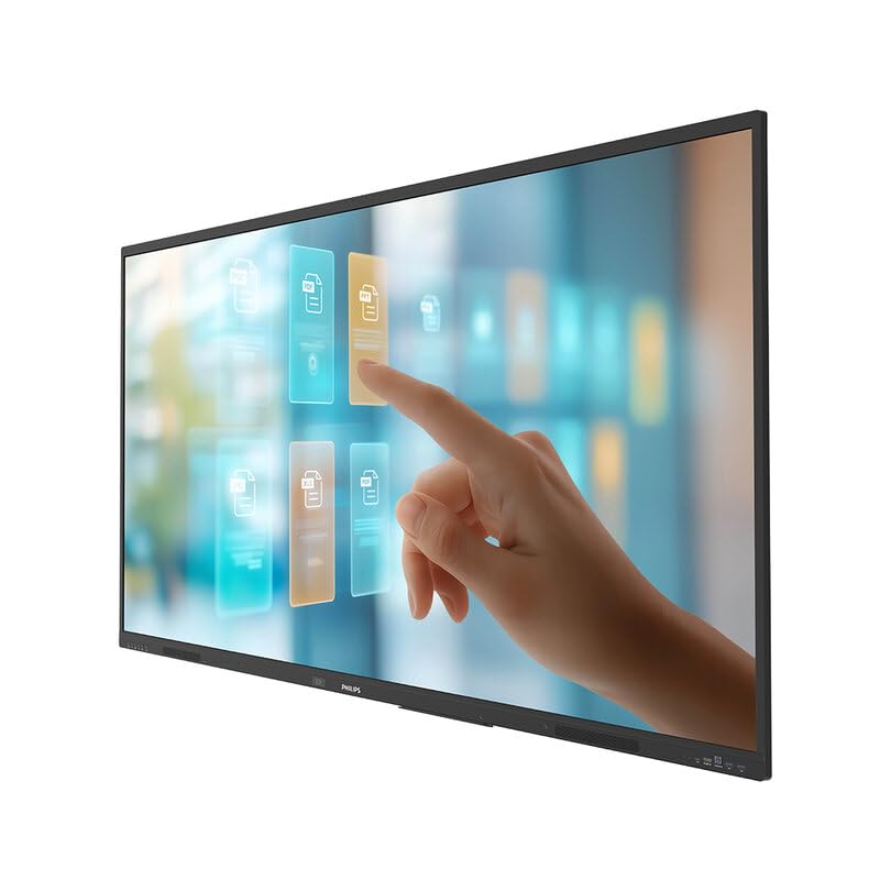 75 E-Line, UHD, Android 14, IR 50 touch - 0 GAP, anti-glare and anti-reflection, Blue light filter