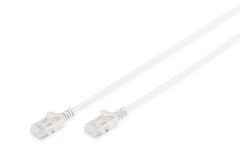 CAVO RETE CATEGORIA 6 NON SCHERMATO UTP LSZH SLIM COLORE GRIGIO MT 10 - Immagine 1
