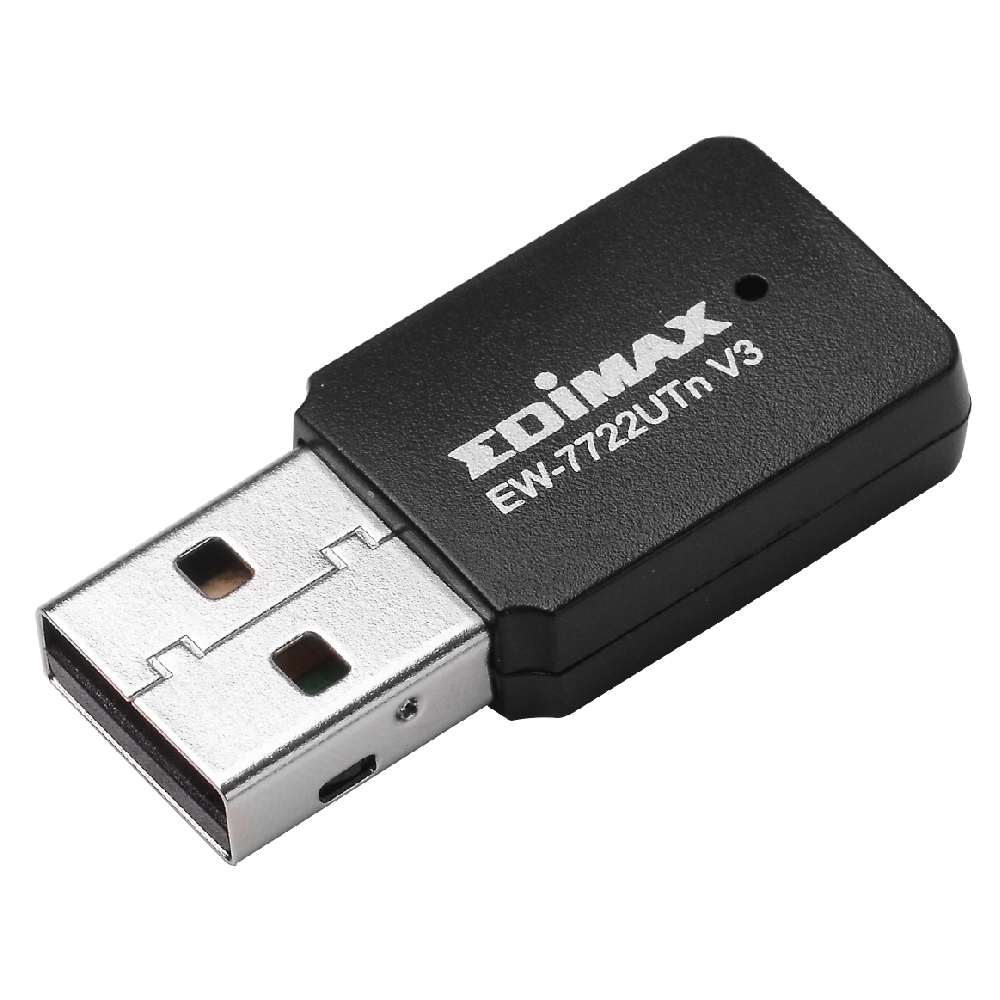Edimax Adattatore Wi-Fi Edimax EW-7722UTn V3 - IEEE 802.11b/g/n per Computer desktop/Laptop