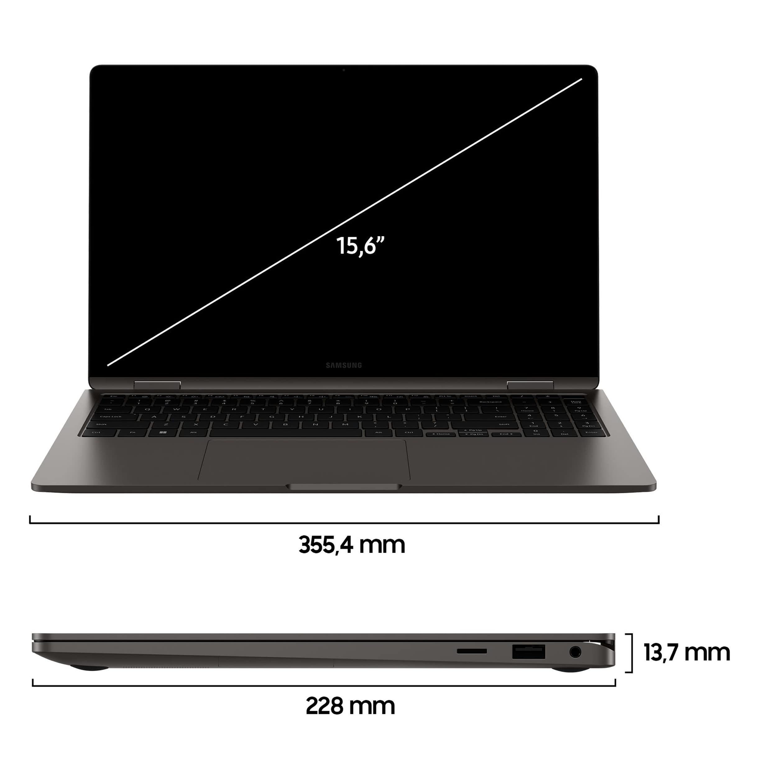 Galaxy Book3 360 15.6 i7 16GB 512GB Win11 Home - Miniatura 2